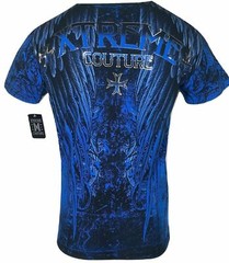 Xtreme Couture Affliction Men’s T-Shirt COBU SMITHSONIAN Blue Tattoo Biker S-5XL