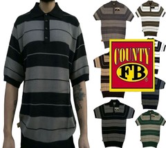 FB County Charlie Brown Short Short Sleeve Button Up Polo Shirts OG Chicano