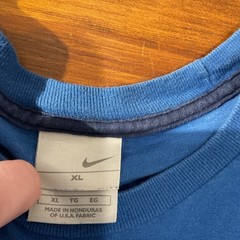 NIKE T SHIRT XL VINTAGE 90s Gray Tag Made In Honduras Of Us Fabric