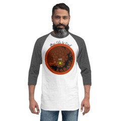 Rogue-style/Rogue-like RPG Roleplaying 3/4 sleeve raglan shirt