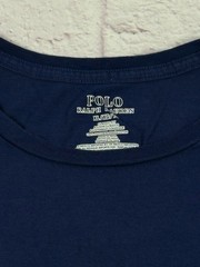 Polo Ralph Lauren Mens XL 100% Cotton Classic Slim Fit Blue T Shirt Tagless