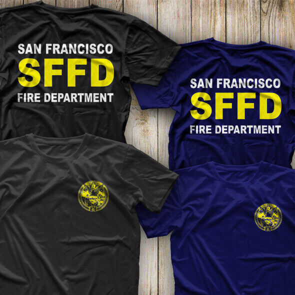 Fire Department Rescue of San Francisco SFFD T-Shirt Multicolors S-XXL Present