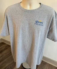 FRUIT OF THE LOOM CORONA PREMIER T SHIRT XL GRAY