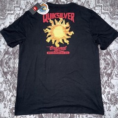 NWT Quiksilver Black Graphic SS Sun Tee QSM15GT121 Men’s Size XL. D4