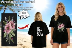 Custom Logo Photo Text Name T-Shirt Best Friend Birthday Keepsake Gift