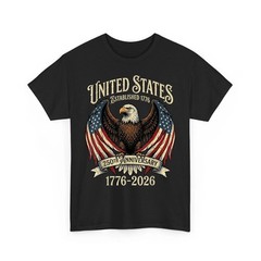 250 Years American Flag Bald Eagle 250th Anniversary USA Patriotic T-Shirt