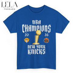 New York Knicks NBA Champions 2026 Tee Trophy Basketball NYK Fans Unisex T-Shirt