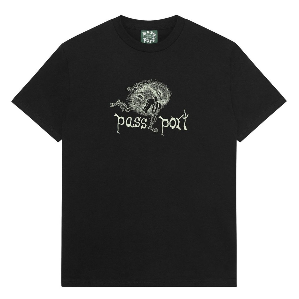 Brand New Mens Pass~Port Banksia T-shirt Black