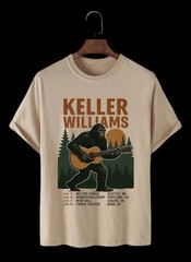 Keller Williams Live at Wonder Ballroom on 2026 Beige S to 5XL Shirt KK2657