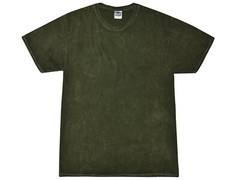Mineral Wash Vintage Green T-Shirts Adult S to 3XL Short Sleeve 100% Cotton