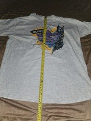 Vintage Thrashed Adidas T Shirt Y2k No Tags Size Xl? Many Holes