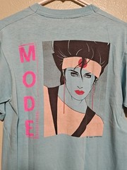 Vintage Mode International Magazine Patrick Nagel Sushi Girl T-shirt Used As-Is