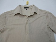 MISSION Shirt Men’s Size S Classic Stretch Button Down Slim Ivory NEW