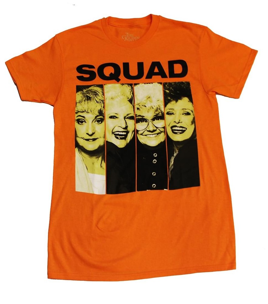 The Golden Girls Squad Adult Orange T-Shirt – X-Large
