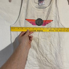 Vintage Mr Zogs Sex Wax Tank Top White Oneita Power-T Made in USA Small K3