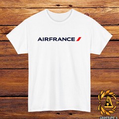 Air France Airlines Logo T-Shirt Black/Grey/White/Navy /Red/Light Blue S-5XL