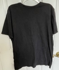Mens – Nike Tee – Athletic Cut – Size Large – Black w/Red Swoosh and “JUST DO IT
