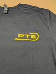Precision Tackle Solutions LOGO T-Shirt PTS Black & Gold