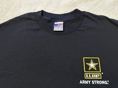 Vintage 2000s Y2K United States Of America USA U.S. Army Strong T-Shirt, XL NEW