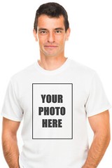 Personalized Custom T-Shirt Customized Image, Photo, Text, Logo Gildan Mens