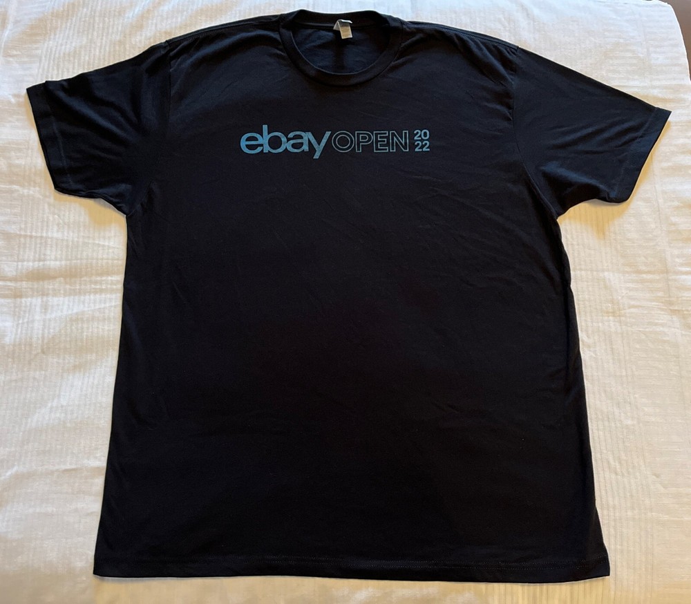 EBAY OPEN ONLINE SELLERS SWAG 2022 LOGO BLACK T-SHIRT SIZE XXL Brand New
