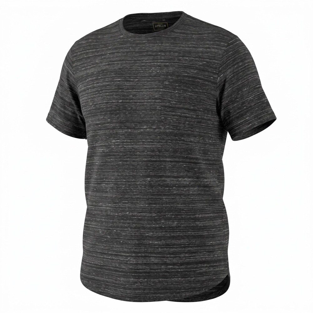 THE FOUNDRY SUPPLY CO Shirt Mens 2XLT Black Space Dye Pocket Tall T Shirt NWT