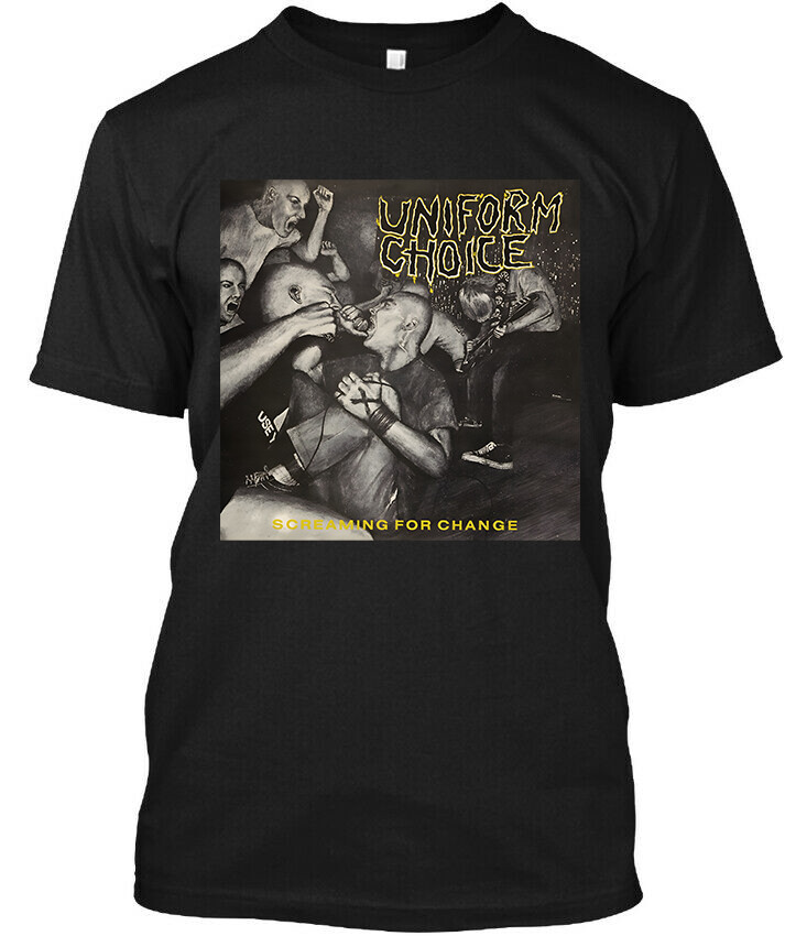 Uniform Choice Screaming for Change American Hardcore T-SHIRT S-5XL