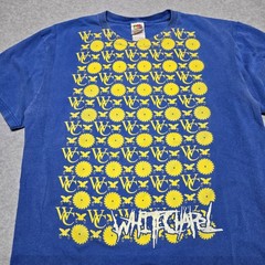 Vintage Whitechapel Rip Tee LV Print Sawblades Deathmetal Blue Tshirt Rare L