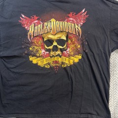 Harley Davidson Men’s Graphic Print Riding High Engine T-shirt Sz 3XL