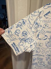 RSVLTS DISNEY’S DONALD DUCK 90TH “DESIGNING DONALD” Polo Golf Shirt Size S