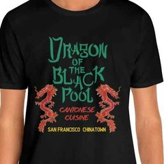 Dragon of the Black Pool Big Trouble in Little China T Shirt Tee Tshirt 1980s