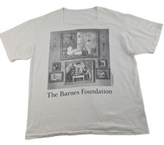 The Barnes Foundation Tshirt 1995 Vintage 90s Single Stitch Square Neck Large