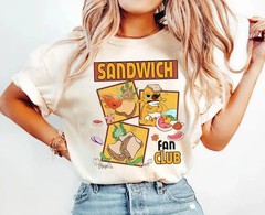 Lilo and Stitch Pudge the Fish and Reuben Sandwich Fan Club T-Shirt