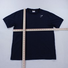 Gymshark Men’s Navy Blue Essential T-Shirt – Size M – 100% Cotton