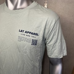 LAT Apparel 6904 Bamboo Tee Eucalyptus Green Unisex L Large NWT