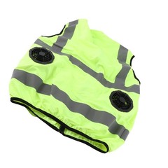 Cool Vest Summer Cooling Fan Waistcoat Air Conditioned Reflective Stripe