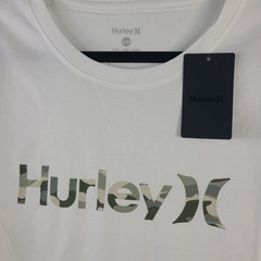 NEW Hurley Men’s Camo O&O Graphic Tee White Short Sleeve Sz XL Cotton Blend