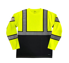 Buffalo Outdoors® Class 2 Hi-Vis Long Sleeve Safety T-Shirt