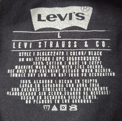 Levi’s T-Shirt Men’s Size Large Long-Sleeve Black W/Red Tab Logo