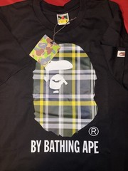 A Bathing Ape BAPE Ape Head Graphic Tee Black Men’s M Crew Neck Cotton