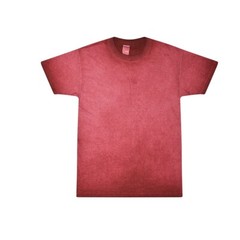 Multi-Color Oil Wash T-Shirts Adult Small to 3XL 100% Cotton Short Sleeve