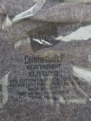 NEW Hanes Men’s Tagless ComfortSoft Heavyweight Tshirt Charcoal Size XL(46-48″)