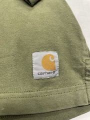 Carhartt Mens Army Green Turtleneck Long Sleeve Shirt Relaxed Fit Large