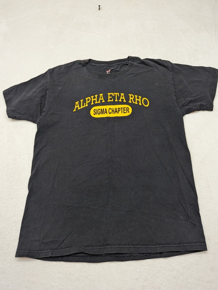 Airplane t-shirt graphic Print . Favorite Mile High Club Alpha Eta Rho