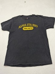 Airplane t-shirt graphic Print . Favorite Mile High Club Alpha Eta Rho