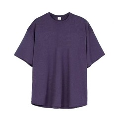 Mens Oversized T Shirt Breathable Mesh Gym Fitness Quick Dry Loose Top UK