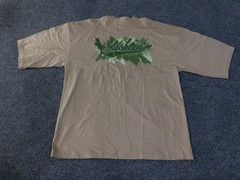 Miskeen t shirt mens XL beige graphic streetwear hiphop vintage baggy