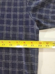 Vtg Polo Ralph Lauren Windowpane Plaid Polo Shirt Mens M Blue Graph Grid Cotton