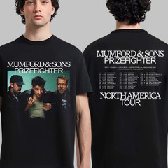 Mumford And Sons Prizefighter North America Tour 2026 City Dates T-Shirt DH1580