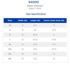 NEW Gildan Men’s Softystyle Ringspun Cotton Short Sleeves Plain T-shirt 64000
